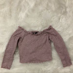 3/4 Sleeve Cropped Top